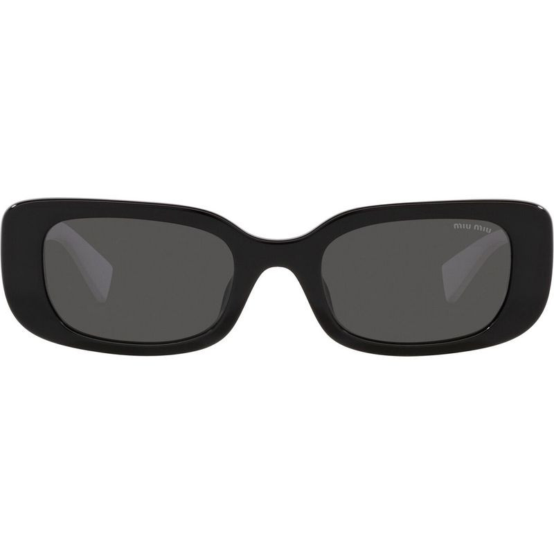 Shop the Miu Miu Mu 08ys Black/dark Grey Lenses | Zip Pay