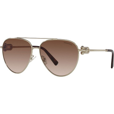 Tiffany & Co. TF3092 - Pale Gold/Brown Gradient Lenses