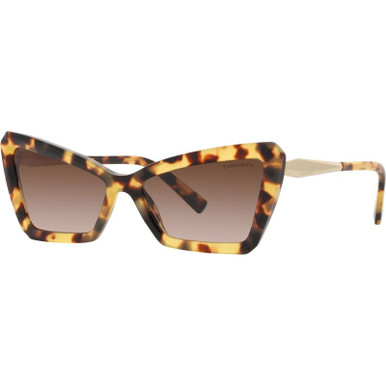 Tiffany & Co. TF4203 - Yellow Havana/Brown Gradient Lenses