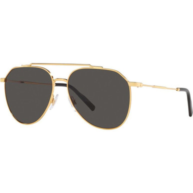 Dolce & Gabbana DG2296 - Gold/Dark Grey Lenses
