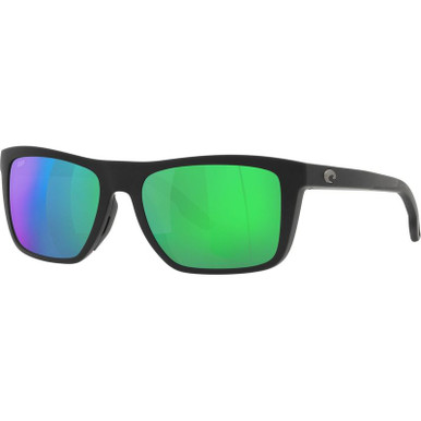 Matte Black/Green Mirror Polarised Lenses