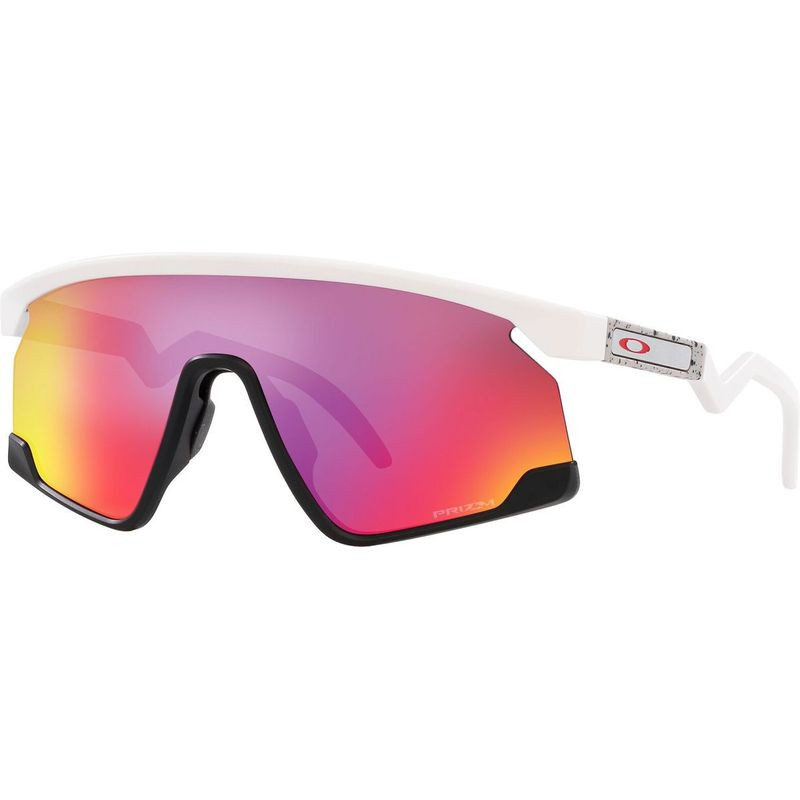 BXTR Metal Prizm Violet Lenses, Matte Clear Frame Sunglasses