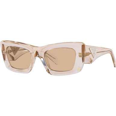 Prada PR24ZS Prescription Sunglasses - Geranium Petal Crystal