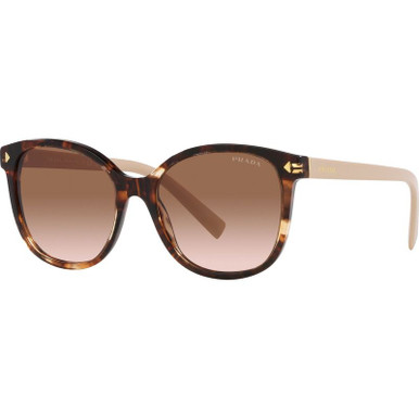 PR22ZS - Caramel Tortoise/Brown Gradient Lenses