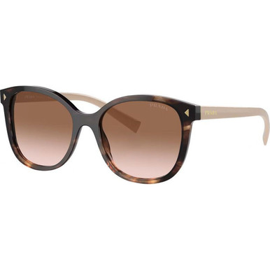 Prada PR22ZSF - Caramel Tortoise/Brown Gradient Lenses
