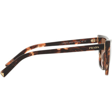 NEW Prada PR 23ZS Loden Brown Gradient Polarized Sunglasses Luxe Glam Luxury Prada PR 23ZS - Eye Optical main image 4