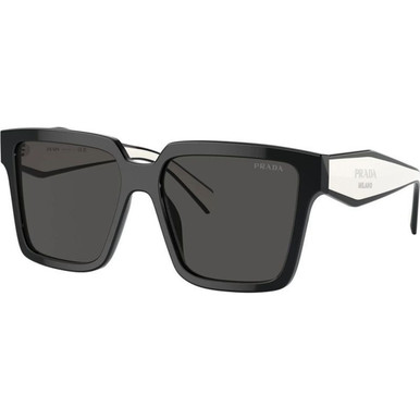 Prada PR24ZS, Black/Dark Grey Lenses