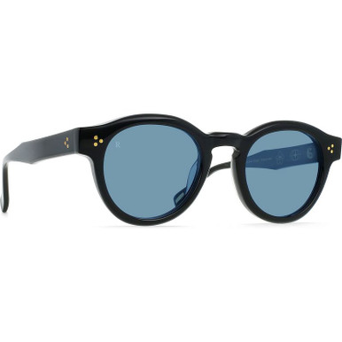 Raen Zelti - Recycled Black/Blue Lenses