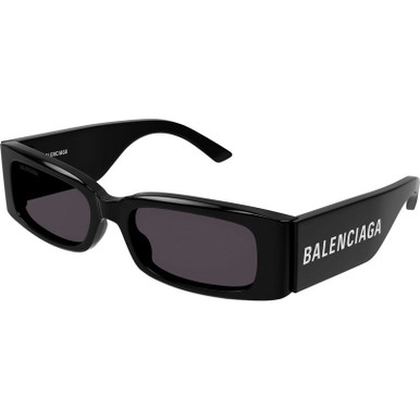 Balenciaga BB0260S - Black/Grey Lenses