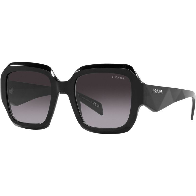 Prada PR A08S 56 Dark Grey & Black Sunglasses | Sunglass Hut USA