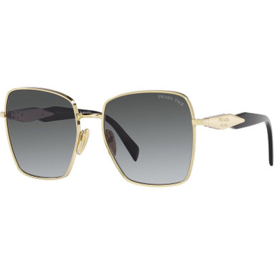 Prada PR64ZS, Pale Gold/Grey Gradient Polarised Lenses