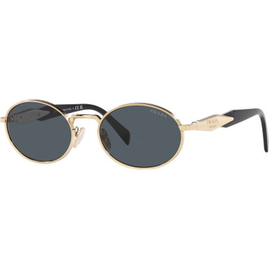 Prada PR65ZS - Pale Gold/Dark Grey Lenses