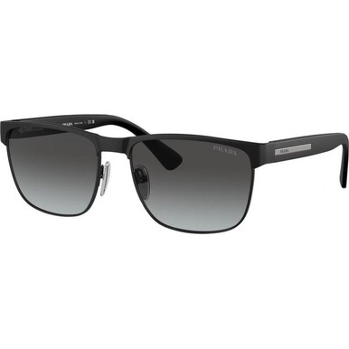 Prada PR66ZS - Matte Black/Grey Gradient Lenses