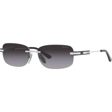 Prada PR68ZS, Silver/Grey Gradient Lenses