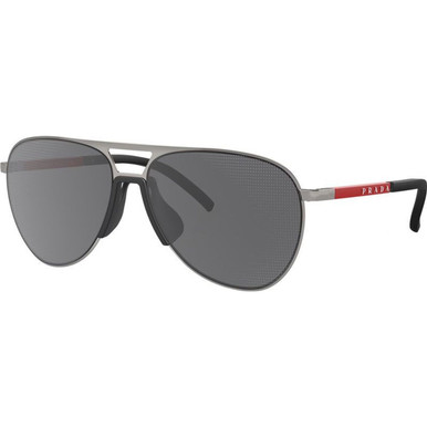 Prada Linea Rossa PS51XS - Gunmetal/Grey Lenses