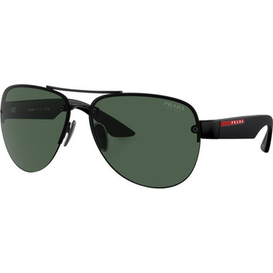 Prada Linea Rossa PS55YS - Matte Black/Green Lenses