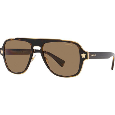 VE2199 - Havana/Orange Polarised Lenses