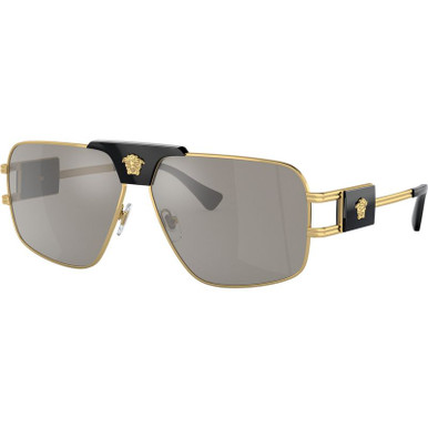 Versace VE2251, Gold/Light Grey Mirror Lenses