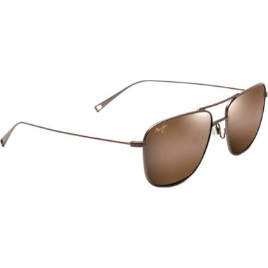 Maui Jim Mikioi, Satin Sepia/HCL Bronze Polarised Lenses