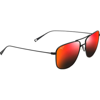 Mikioi - Matte Black/Hawaii Lava Polarised Lenses