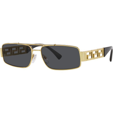 Versace VE2257, Gold/Dark Grey Lenses