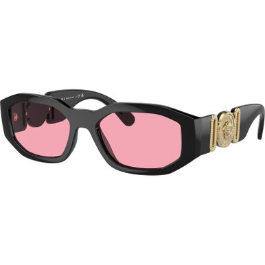 Versace Black Medusa biggie Sunglasses | Lyst UK