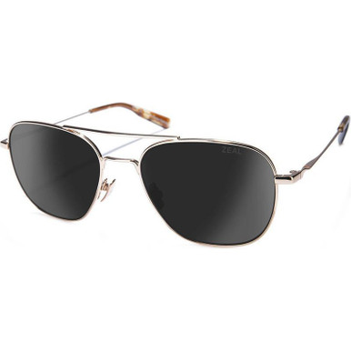 Skyway - Rose Gold/Dark Grey Polarised Lenses