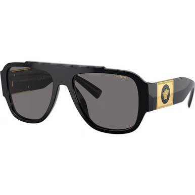 Versace VE4436U - Black/Dark Grey Polarised Lenses