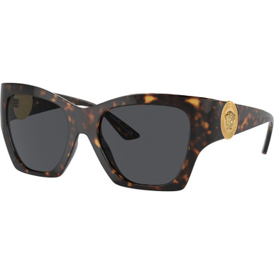 Versace VE4452, Havana/Dark Grey Lenses