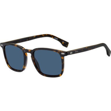 Boss 1364/S - Havana/Blue Lenses