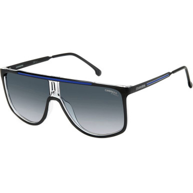 Carrera 1056/S - Black and Blue/Dark Blue Gradient Lenses