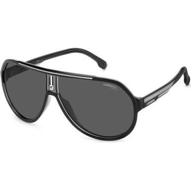 Carrera 1057/S - Black and Grey/Grey Polarised Lenses