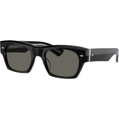 Oliver Peoples Kasdan OV5514SU, Black/Carbon Grey Glass Lenses