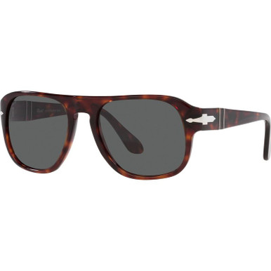 PO3310S - Havana/Black Glass Lenses 54 Eye Size