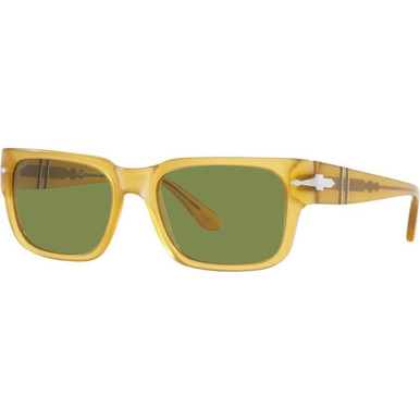 Persol PO3315S - Miele/Green Glass Lenses 55 Eye Size