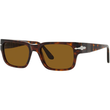 PO3315S - Havana/Brown Glass Lenses 55 Eye Size