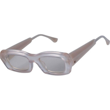 Valley Eyewear Holycity - Desert Sand and Bone/Light Brown Lenses