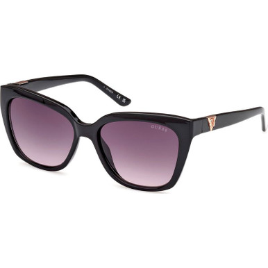 GU7878 - Shiny Black/Smoke Gradient Lenses