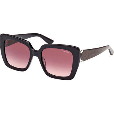 Guess GU7889, Shiny Black/Bordeaux Gradient Lenses