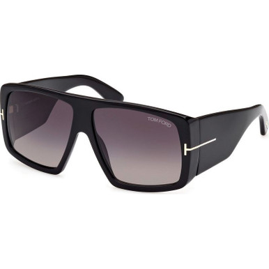 Raven FT1036 - Shiny Black/Smoke Gradient Lenses