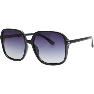 Reality Eyewear Della Spiga - Black/Grey Gradient Lenses