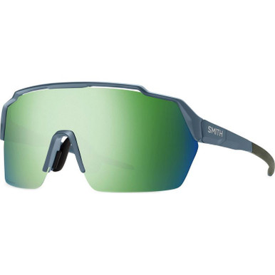 Shift Split MAG - Matte Stone Moss/Chromapop Green Mirror Lenses