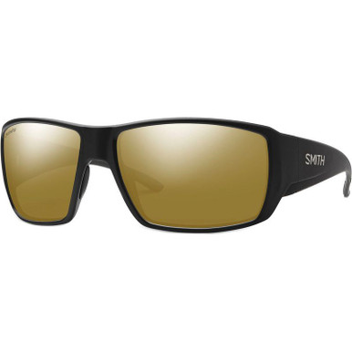 Guides Choice - Matte Black/Chromapop Bronze Mirror Glass Polarised Lenses