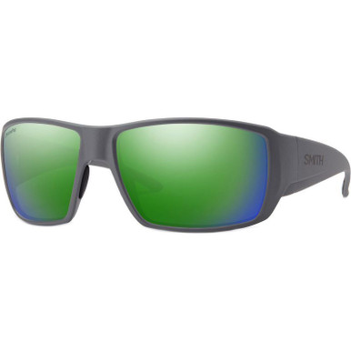 Guides Choice - Matte Cement/Chromapop Green Mirror Polarised Lenses