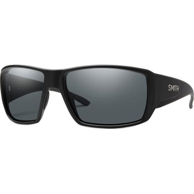 Smith Guide's Choice XL - Matte Black/Chromapop Grey Glass Polarised Lenses