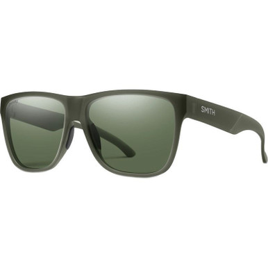 Smith Lowdown XL 2 - Matte Moss Crystal/Chromapop Grey Green Polarised Lenses