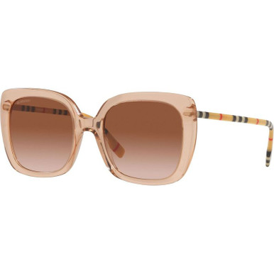 Burberry Caroll BE4323F, Peach/Brown Gradient Lenses