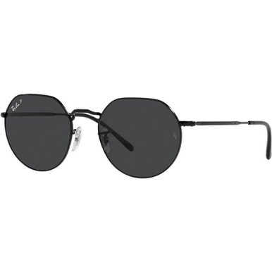 Jack RB3565 - Black/Grey Polarised Glass Lenses 55 Eye Size