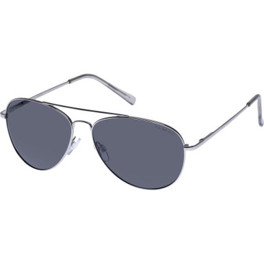 Cancer Council Acacia Small, Silver/Smoke Polarised Lenses