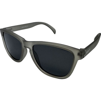 Marina Bay - Matte Crystal Grey/Smoke Polarised Lenses